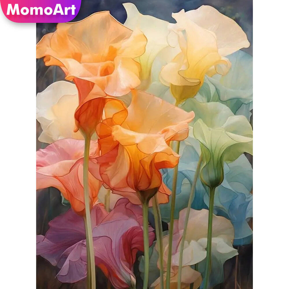 Resin Art Equipment - Momoart แมวเพชรภาพวาดสัตว์เพชรที่มีสีสันภาพโมเสค Rhinestones Moon Wall Decor