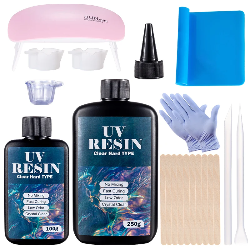 Resin Art Equipment - Hard UV เรซิ่นกาวชุด Fast Curing อีพ็อกซี่เรซิ่น