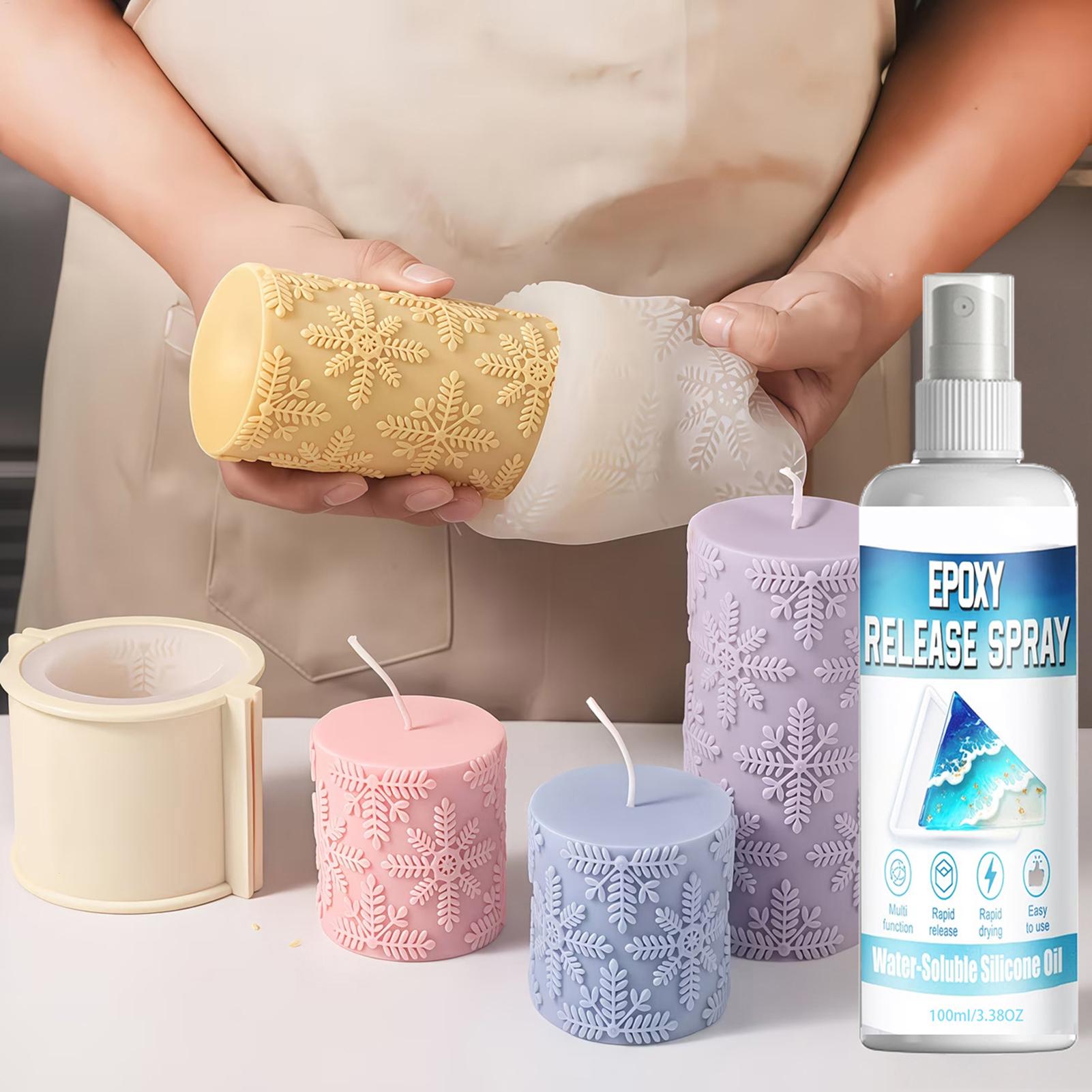 Release Spray Silicone - สเปรย์ซิลิโคนสำหรับปลดแบบพิมพ์ สเปรย์กันติดแม่พิมพ์ซิลิโคน ใช้งานง่ายสำหรับเรซิ่นอีพ็อกซี่ เทียน และแม่พิมพ์ทุกชนิด