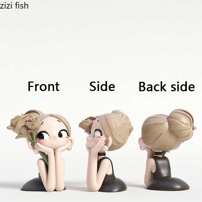 รูปปั้นสาวน้อยกุหลาบน่ารัก งาน - Resin Art Rose บทวิจารณ์และราคา