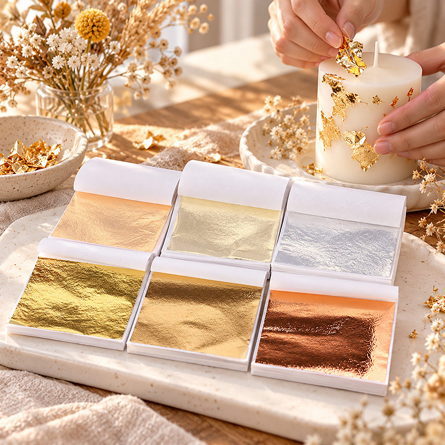กระดาษฟอยล์สีทอง 100 แผ่น สำหร - Resin Art Wedding Gift บทวิจารณ์และราคา