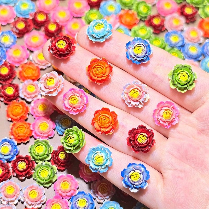 50 ชิ้น คละสี คาโบชองเรซิ่นกุห - Resin Art Rose บทวิจารณ์และราคา